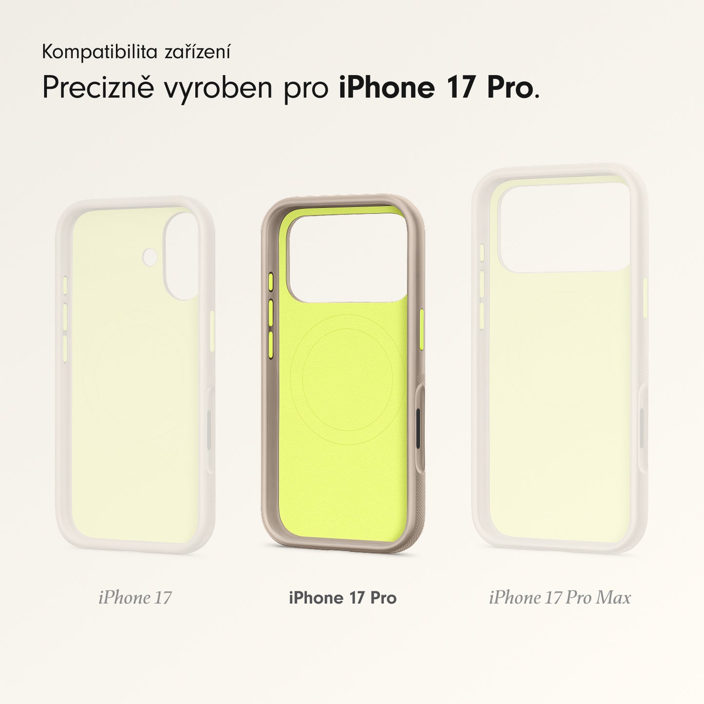 Odolný kryt pro iPhone 17 Pro Beats s MagSafe a ovladačem fotoaparátu - alpsky šedý - bonami.click