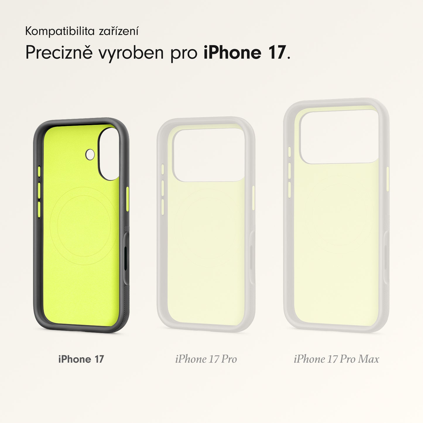 Odolný kryt pro iPhone 17 Beats s MagSafe a ovladačem fotoaparátu - everest černý - bonami.click