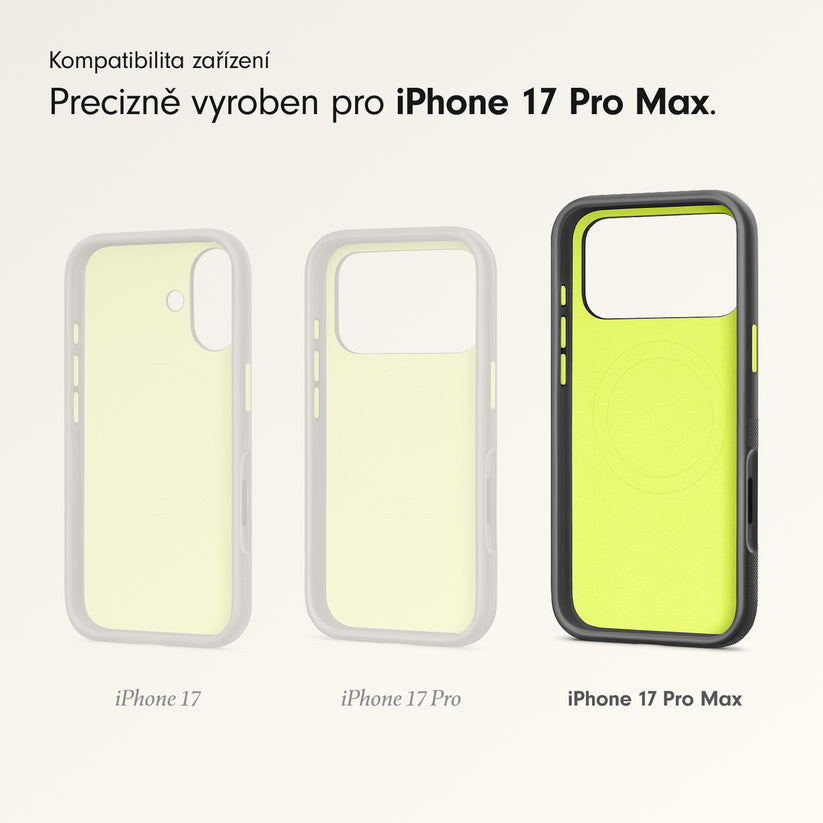 Odolný kryt pro iPhone 17 Pro Max Beats s MagSafe a ovladačem fotoaparátu - granitově šedý - bonami.click