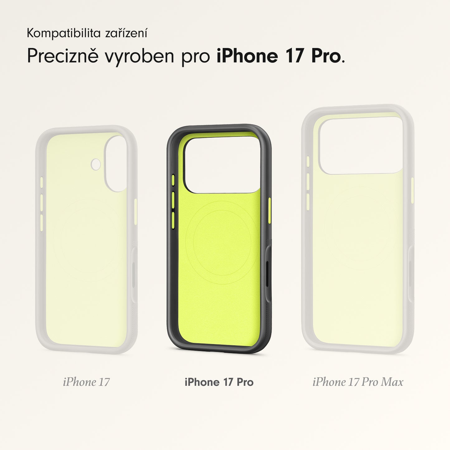 Odolný kryt pro iPhone 17 Beats Pro s MagSafe a ovladačem fotoaparátu - everest černý - bonami.click