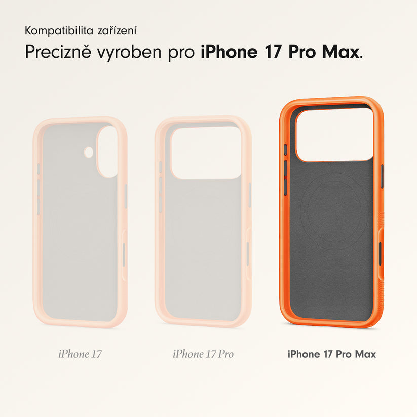 Odolný kryt iPhone 17 Pro Max Beats s MagSafe a ovladačem fotoaparátu - sierra oranžový - bonami.click