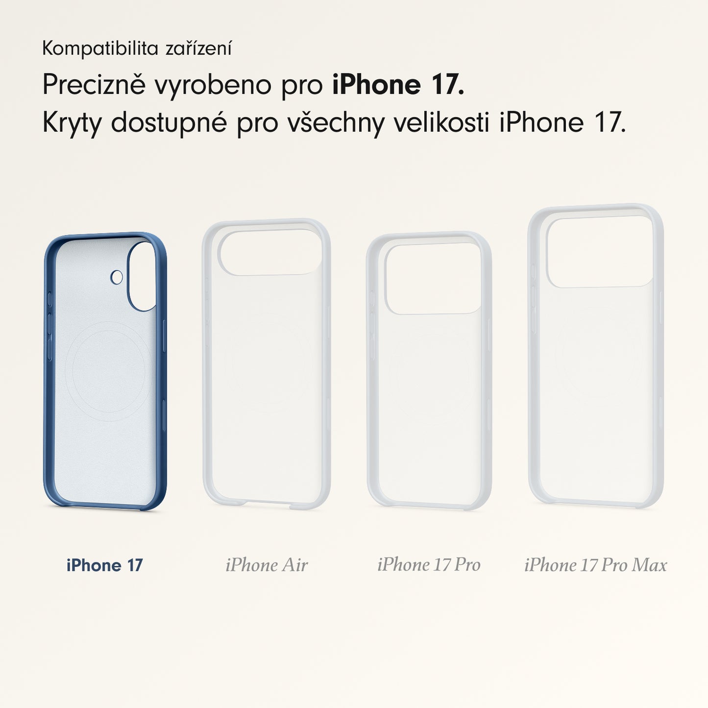 Kryt pro iPhone 17 Beats s MagSafe a ovladačem fotoaparátu - hlubinně modrý - bonami.click