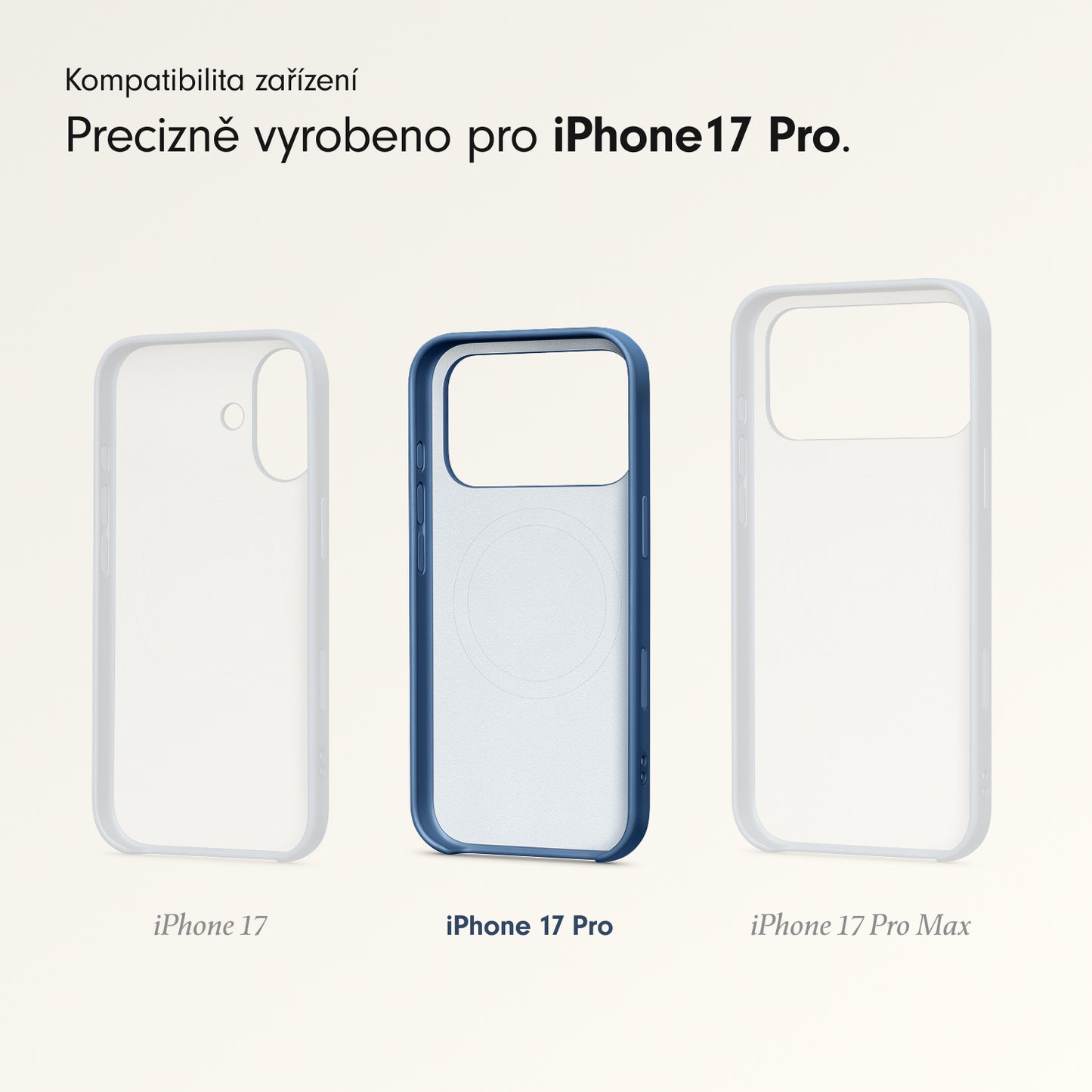 Kryt se stojánkem pro iPhone 17 Pro Beats s MagSafe a ovladačem fotoaparátu - hlubinně modrý - bonami.click