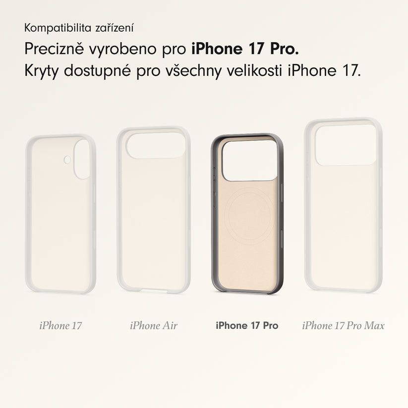 Kryt pro iPhone 17 Pro s MagSafe a ovladačem fotoaparátu - granitově šedý - bonami.click