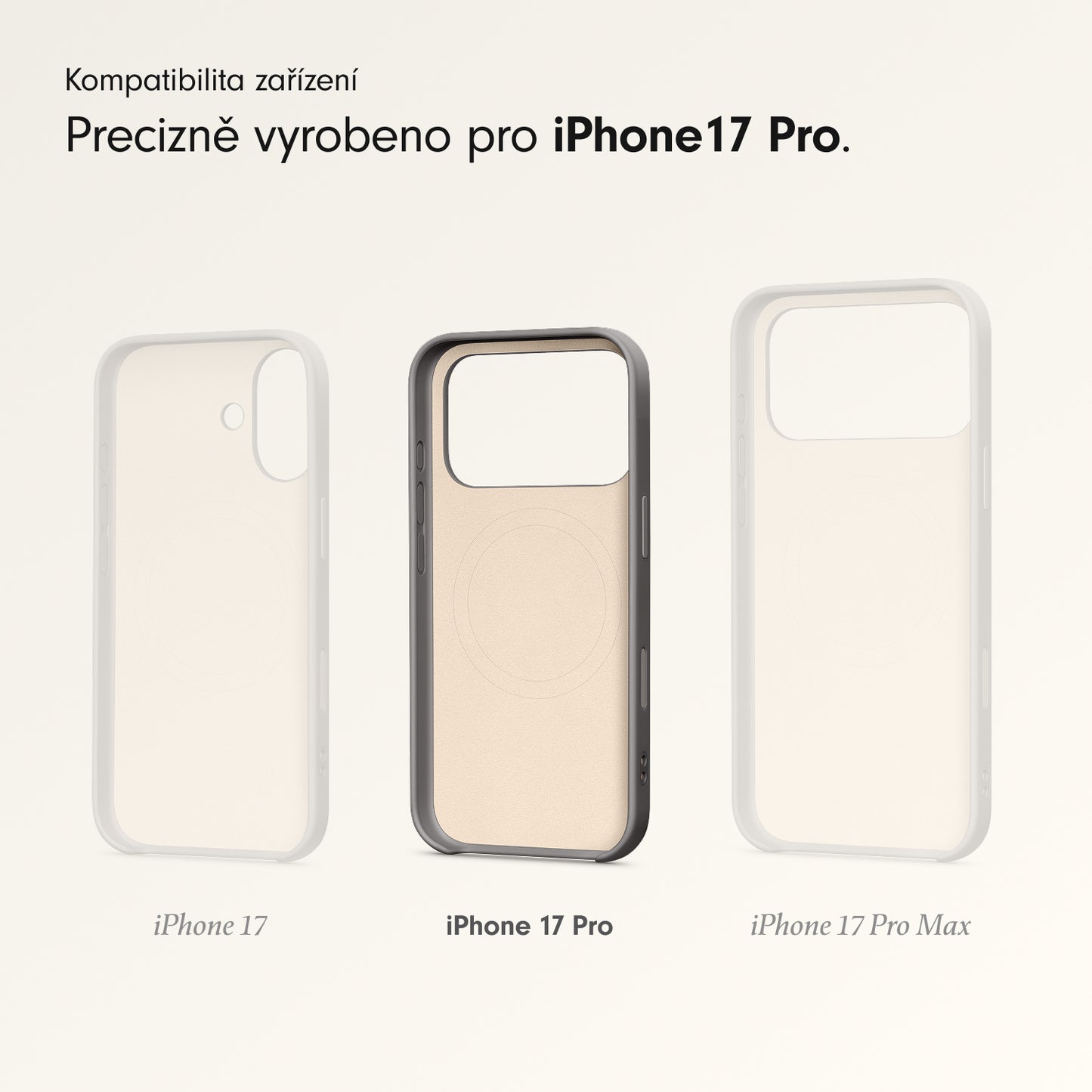 Kryt se stojánkem pro iPhone 17 Pro Beats s MagSafe a ovladačem fotoaparátu - granitově šedý - bonami.click