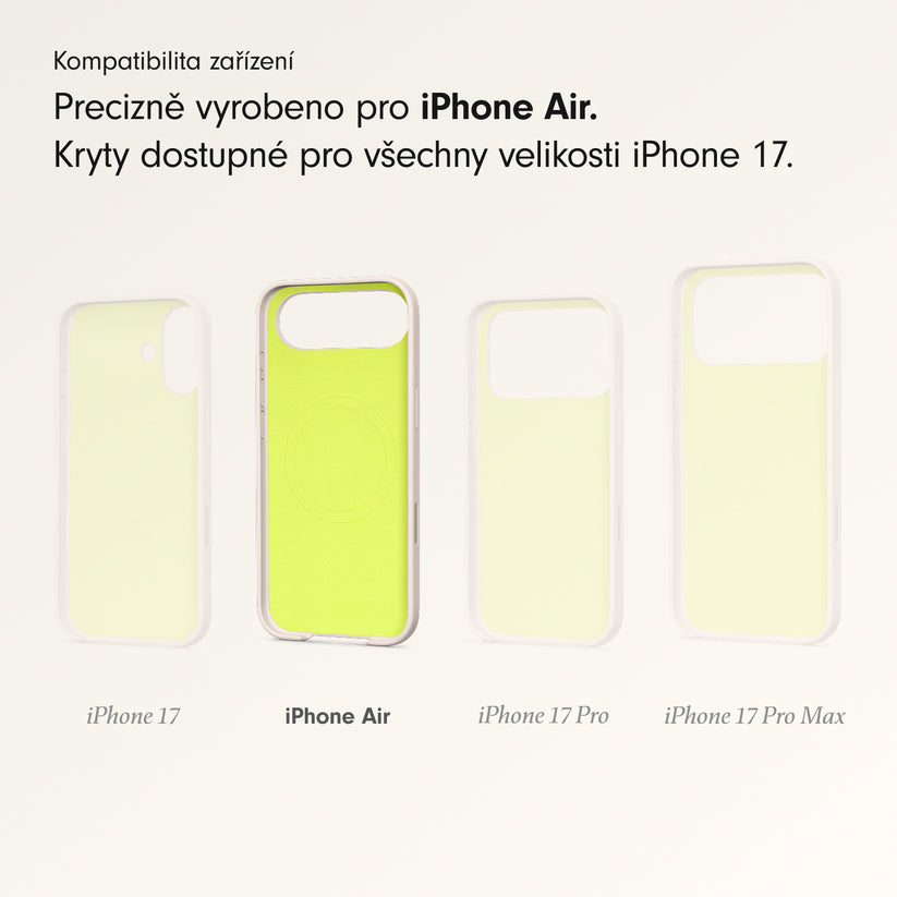 Kryt pro iPhone Air Beats s MagSafe a ovladačem fotoaparátu - vápencově šedý - bonami.click