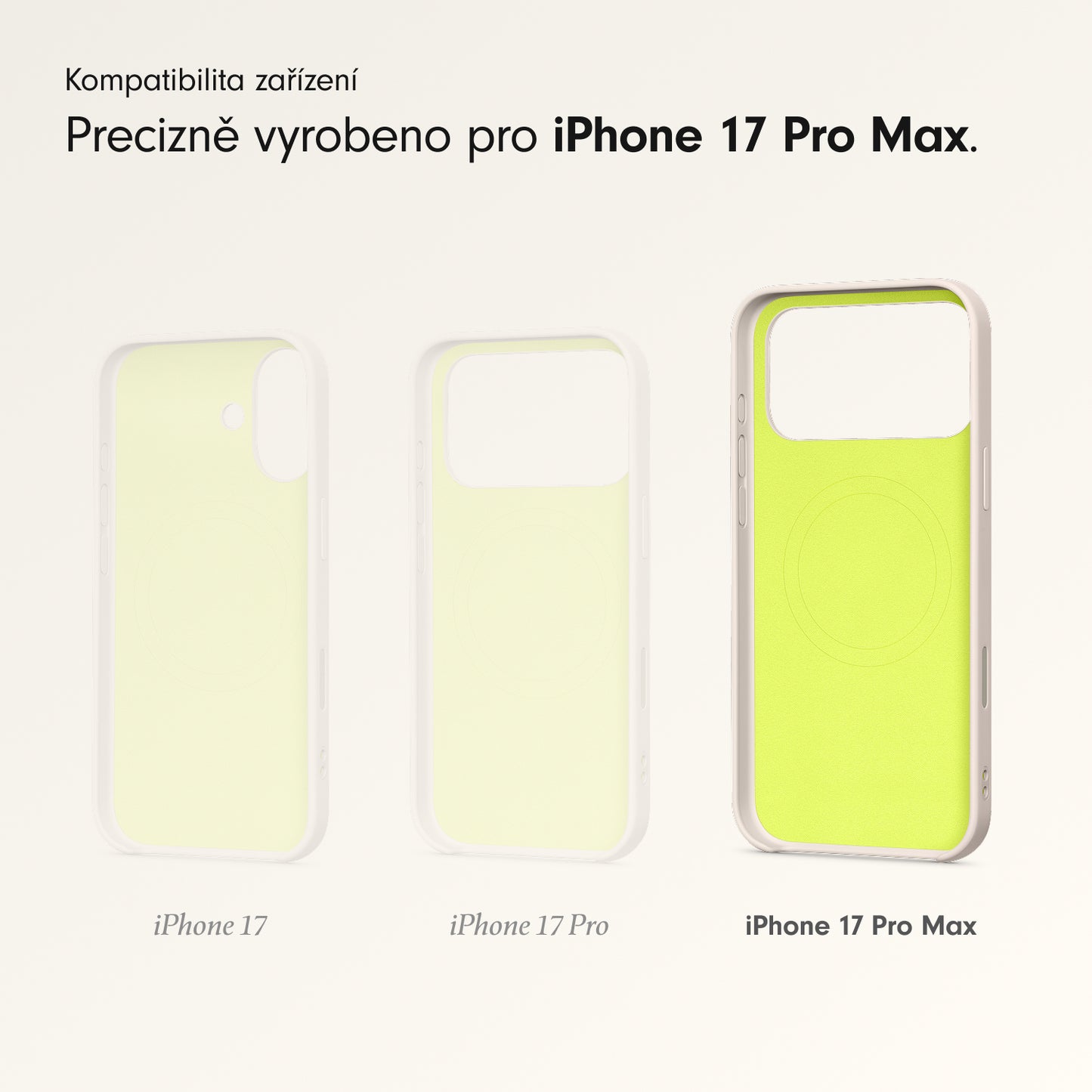 Kryt se stojánkem pro iPhone 17 Pro Max Beats s MagSafe a ovladačem fotoaparátu - vápencově šedý - bonami.click