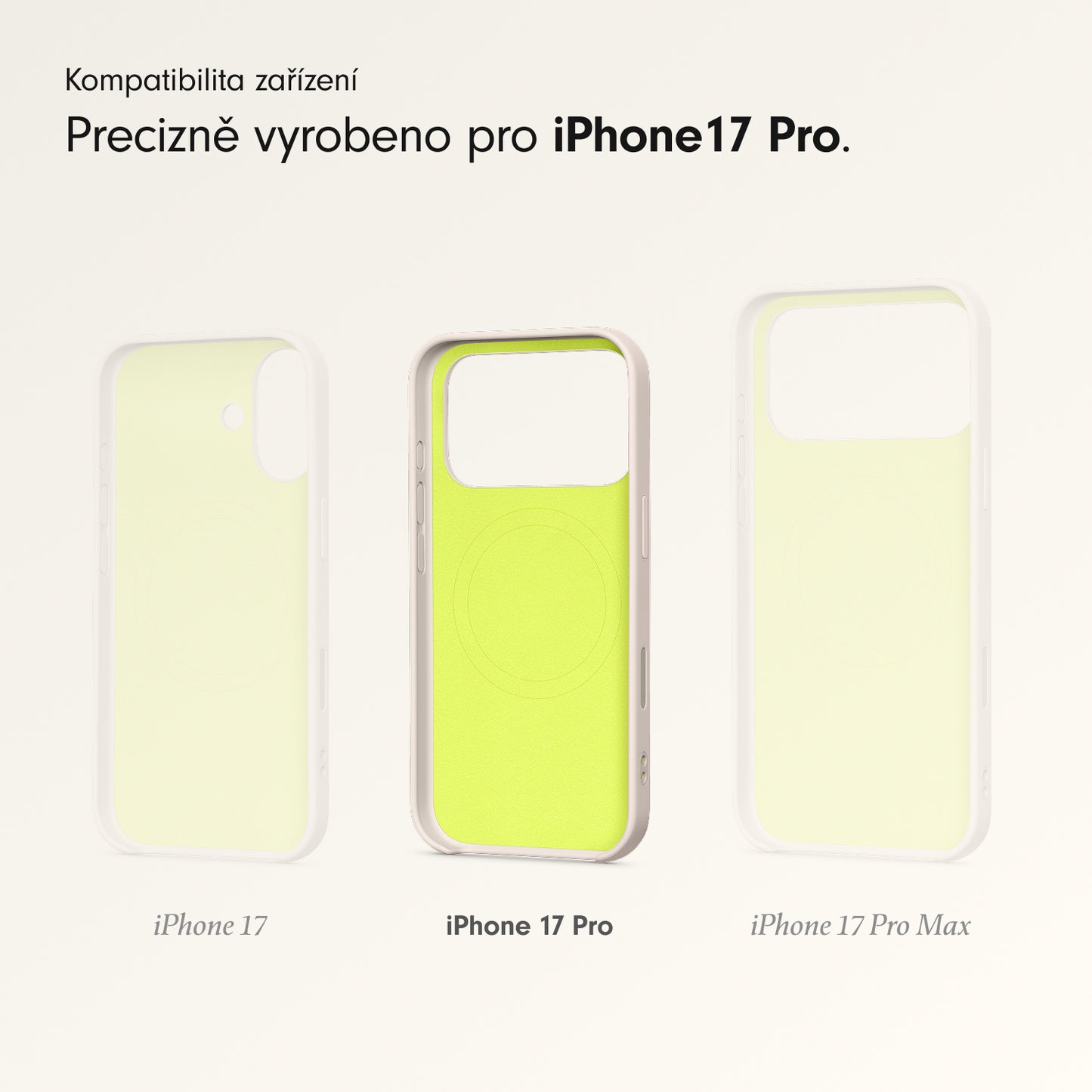 Kryt se stojánkem pro iPhone 17 Pro Beats s MagSafe a ovladačem fotoaparátu - vápencově šedý - bonami.click