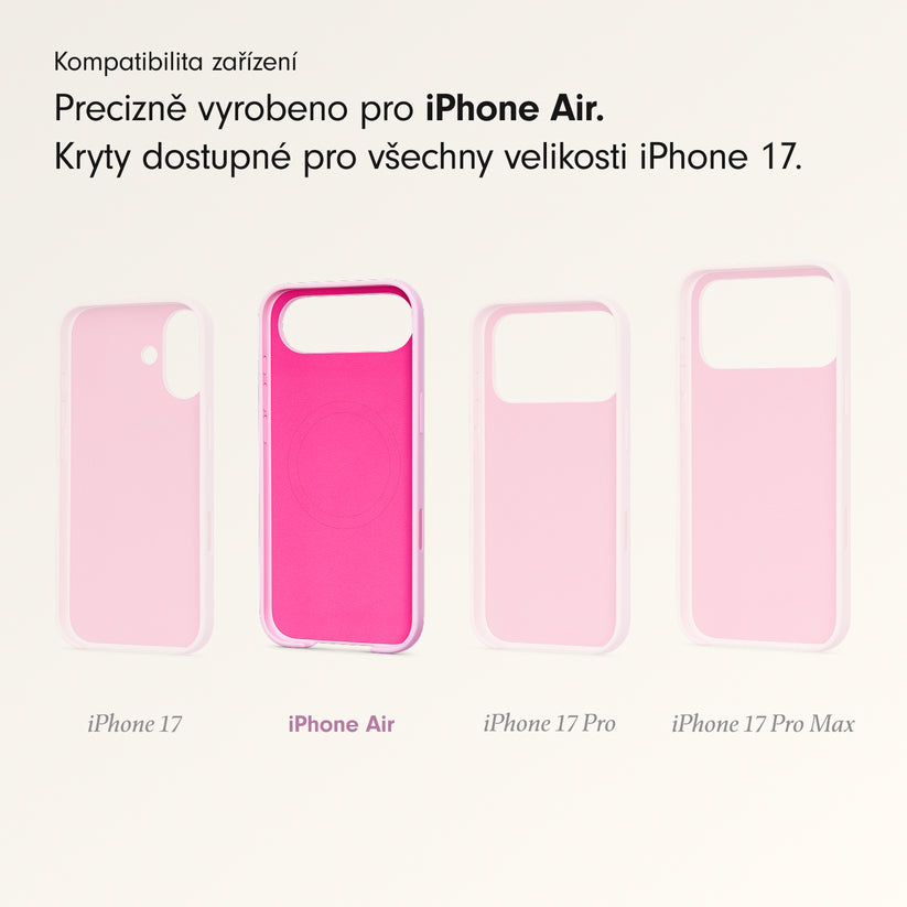 Kryt pro iPhone Air Beats s MagSafe a ovladačem fotoaparátu - oblázkově růžový - bonami.click