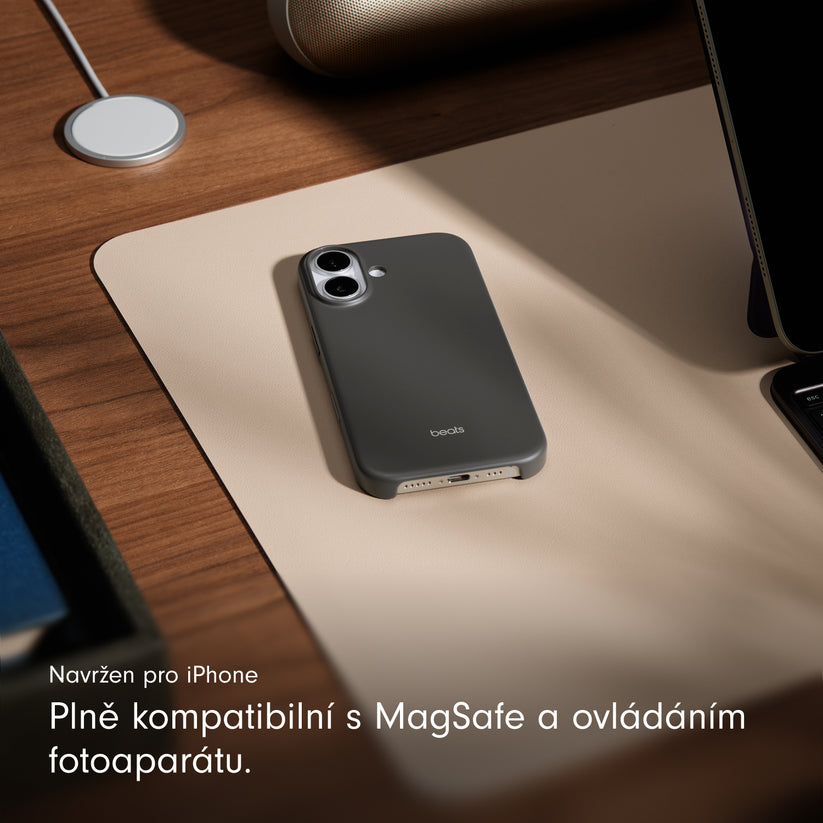 Kryt pro iPhone 17 Beats s MagSafe a ovladačem fotoaparátu - granitově šedý - bonami.click