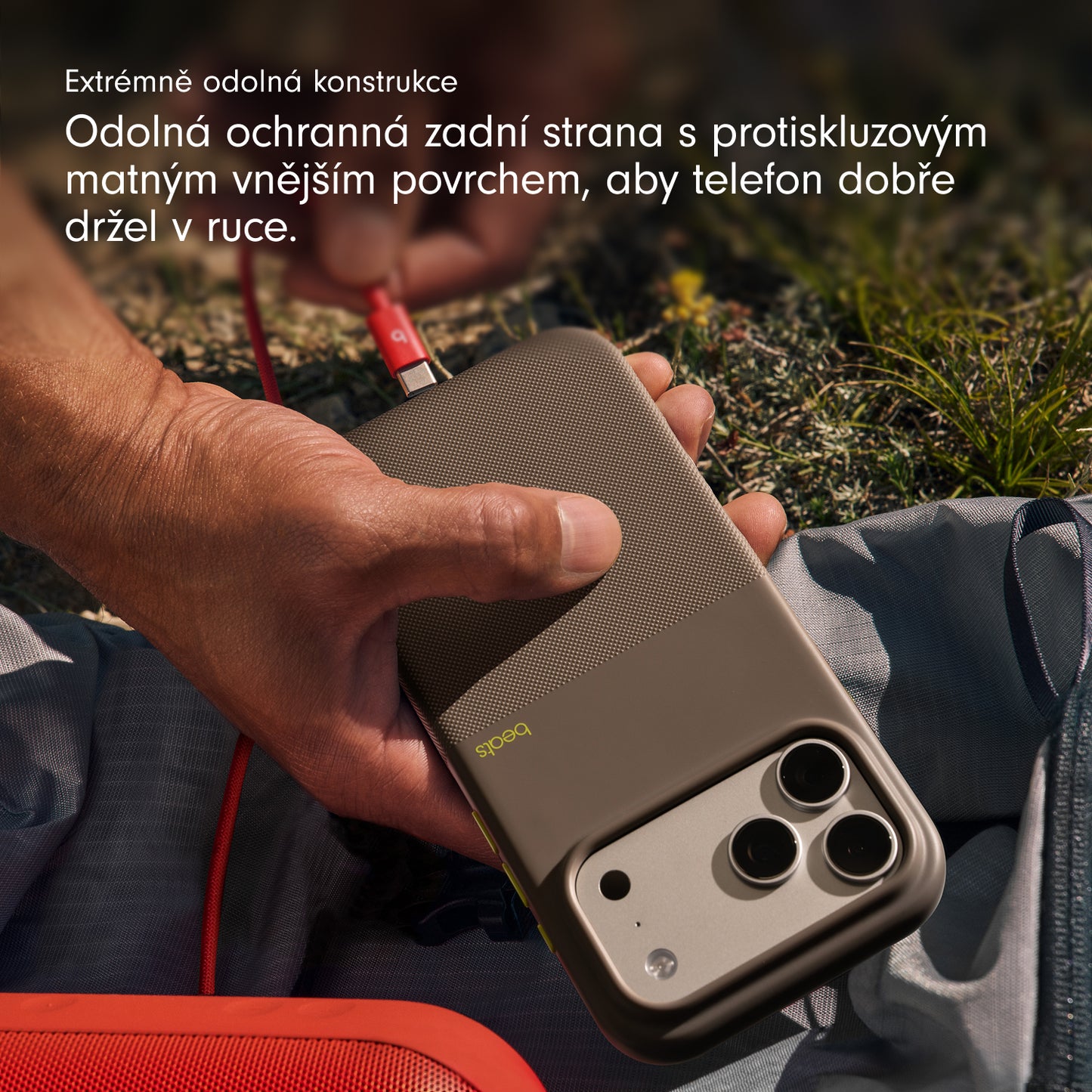 Odolný kryt pro iPhone 17 Pro Beats s MagSafe a ovladačem fotoaparátu - alpsky šedý - bonami.click