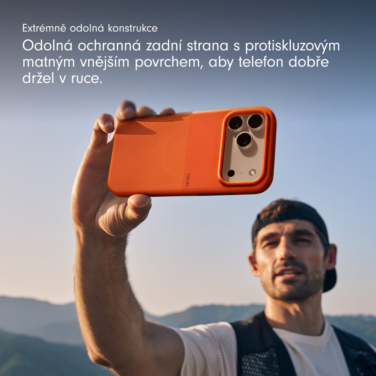 Odolný kryt pro iPhone 17 Beats s MagSafe a ovladačem fotoaparátu - sierra oranžový - bonami.click