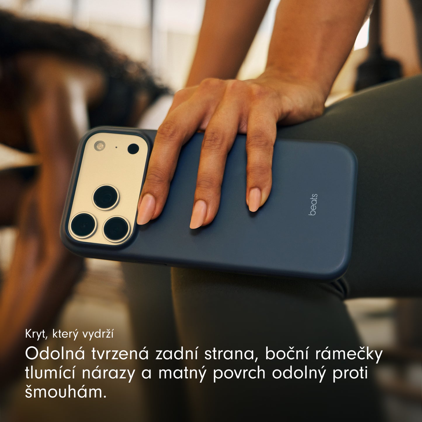 Kryt pro iPhone 17 Pro Beats s MagSafe a ovladačem fotoaparátu - hlubinně modrý - bonami.click
