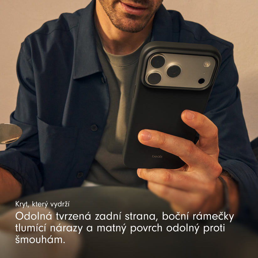 Kryt pro iPhone 17 Pro Max Beats s MagSafe a ovladačem fotoaparátu - granitově šedý - bonami.click