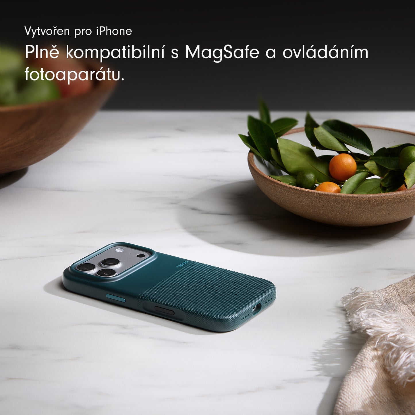 Odolný kryt pro iPhone 17 Pro Beats s MagSafe a ovladačem fotoaparátu - rocky modrý - bonami.click