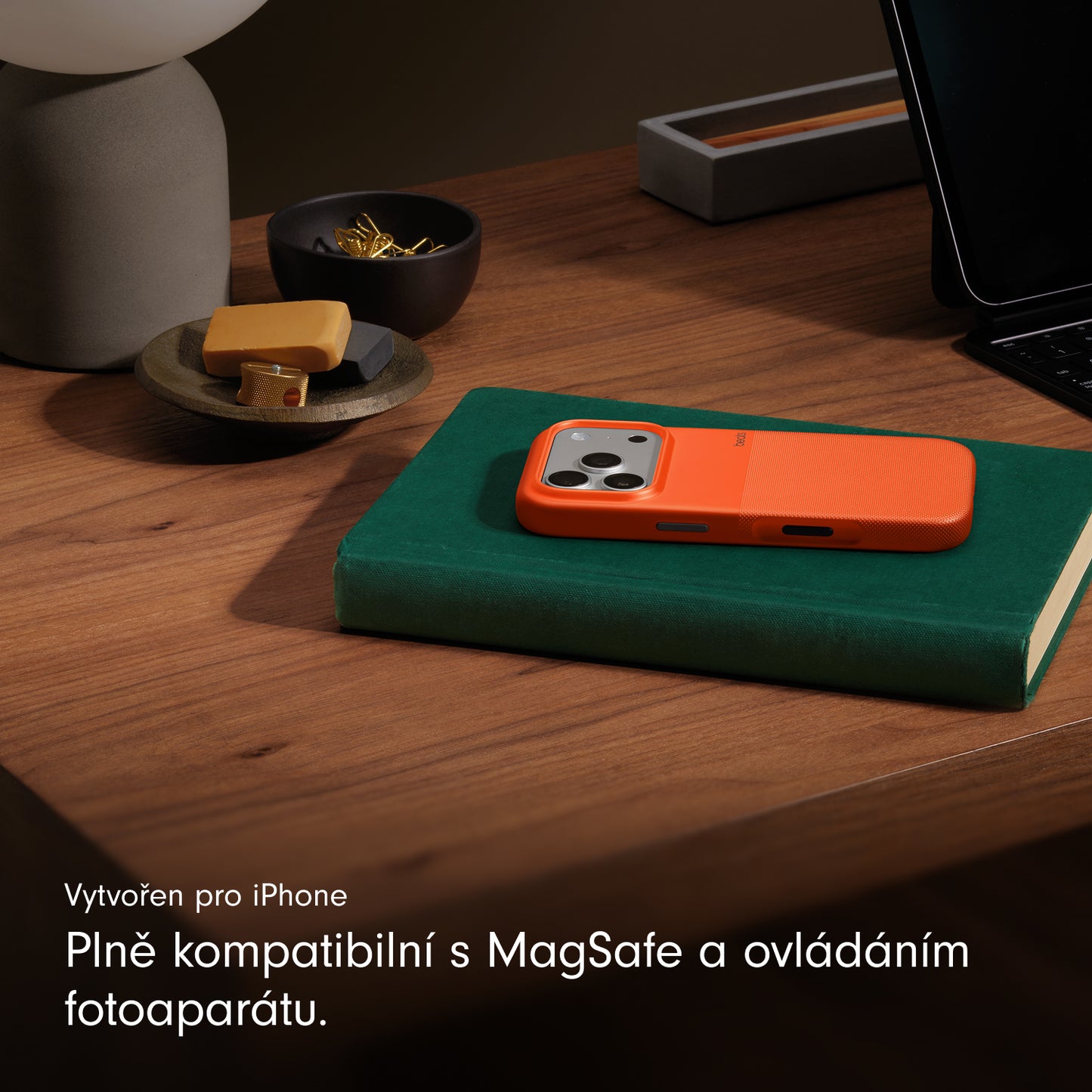 Odolný kryt pro iPhone 17 Pro Beats s MagSafe a ovladačem fotoaparátu - sierra oranžový - bonami.click