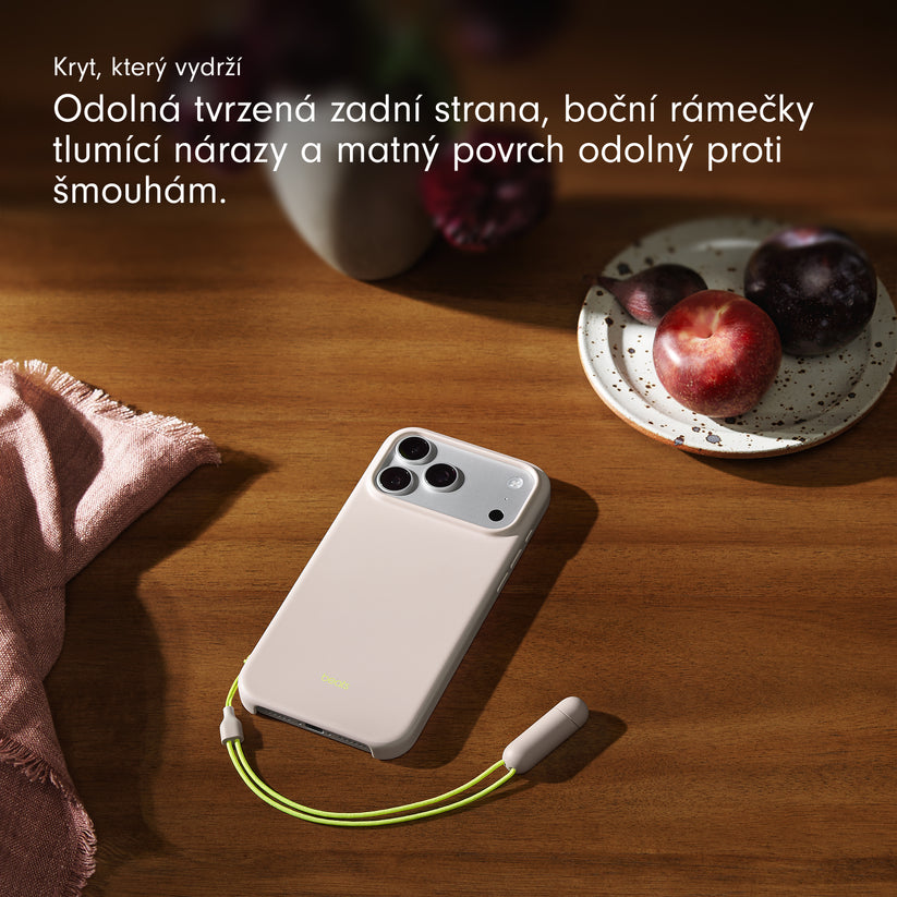 Kryt se stojánkem pro iPhone 17 Pro Max Beats s MagSafe a ovladačem fotoaparátu - vápencově šedý - bonami.click