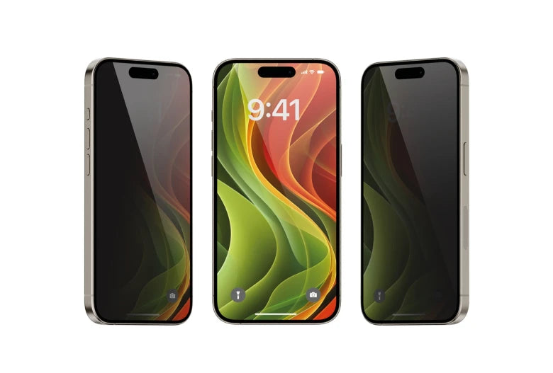 Ochranné sklo pro iPhone 17 Pro Max Mobile Origin Screen Guard Privacy s aplikátorem (2ks)