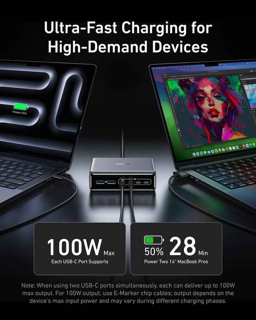 200W stolní GaN nabíječka Anker Prime Charger - bonami.click