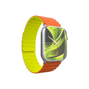 Řemínek pro Apple Watch 42/44/45/49 mm Mobile Magnetic Strap II - oranžový/zelený - bonami.click