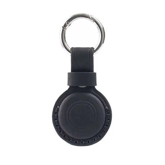 Kožená klíčenka pro AirTag Mobile Origin Leather Keyring Outdoor - černá