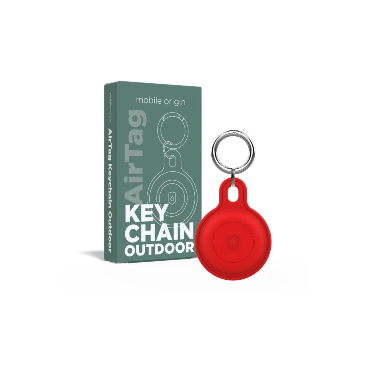 Přívěšek pro AirTag Mobile Origin Airtag Outdoor KeyChain - červený - bonami.click