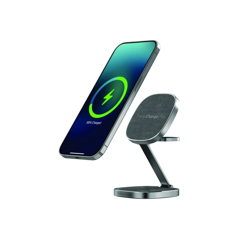 35W cestovní nabíječka GaN Mobile Origin TravelCharge PRO - šedá - bonami.click