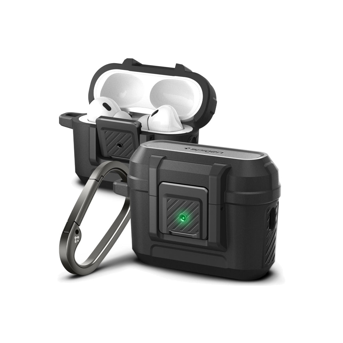 Obal pro AirPods Pro 2. gen Spigen Lock Fit - černý - bonami.click