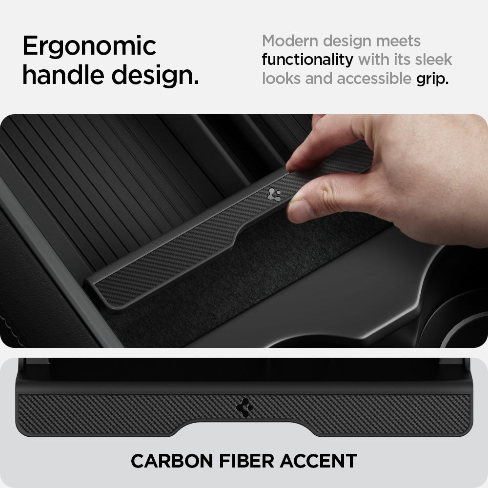 Organizér pro středovou konzoli Spigen Tesla Center Console Organizer - černý - bonami.click
