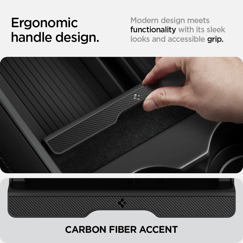Organizér pro středovou konzoli Spigen Tesla Center Console Organizer - černý - bonami.click