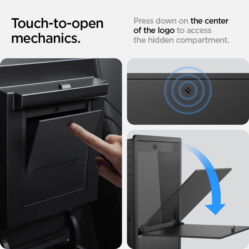 Skrytý úložný box Spigen Tesla Center Console Organizer Hidden Storage Box - černý - bonami.click