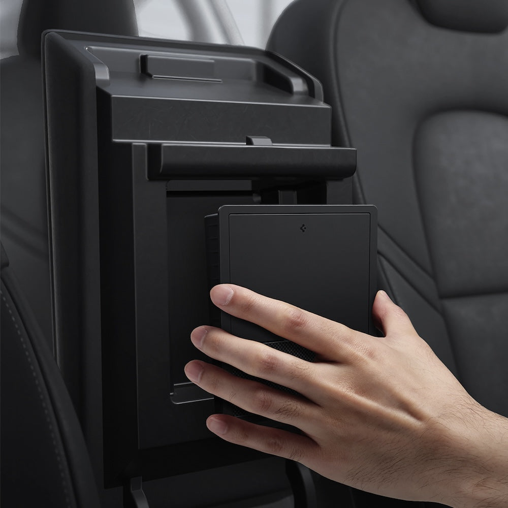 Skrytý úložný box Spigen Tesla Center Console Organizer Hidden Storage Box - černý - bonami.click