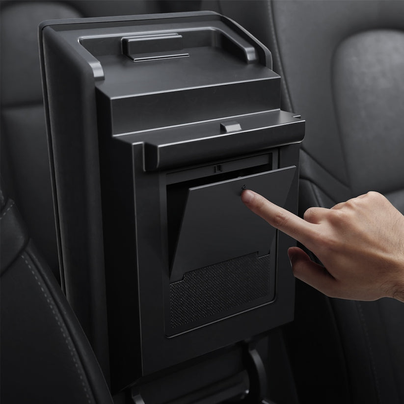 Skrytý úložný box Spigen Tesla Center Console Organizer Hidden Storage Box - černý - bonami.click