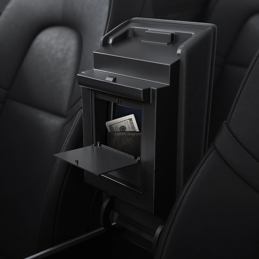 Skrytý úložný box Spigen Tesla Center Console Organizer Hidden Storage Box - černý - bonami.click