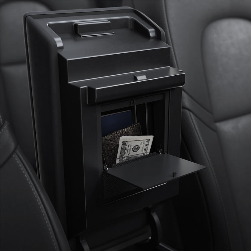 Skrytý úložný box Spigen Tesla Center Console Organizer Hidden Storage Box - černý - bonami.click