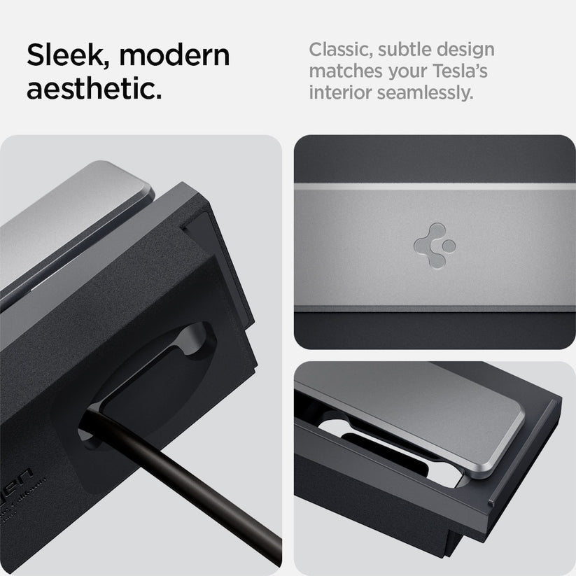 Stanice na organizaci kabelů Spigen Tesla Cable Organizer Station - černá - bonami.click