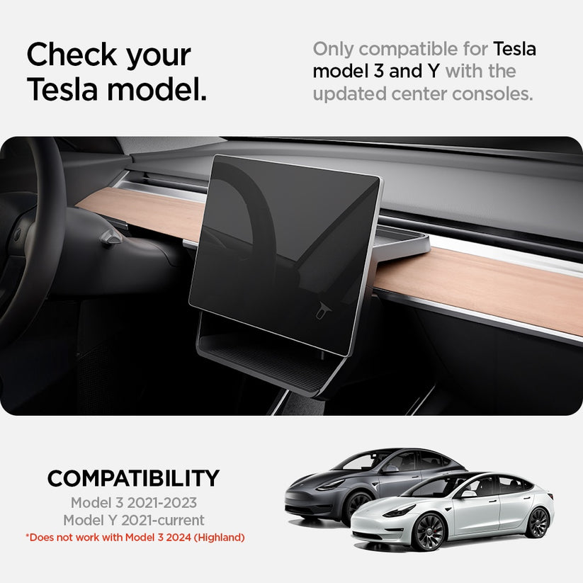 Organizér Spigen Tesla Under Screen Storage Organize - černý - bonami.click