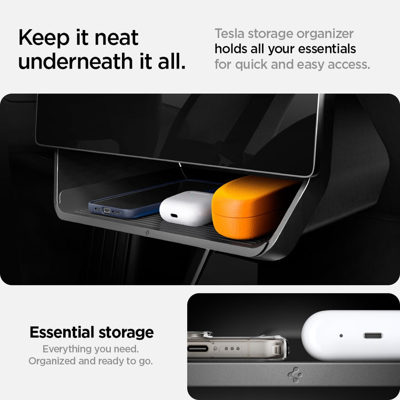 Organizér Spigen Tesla Under Screen Storage Organize - černý - bonami.click