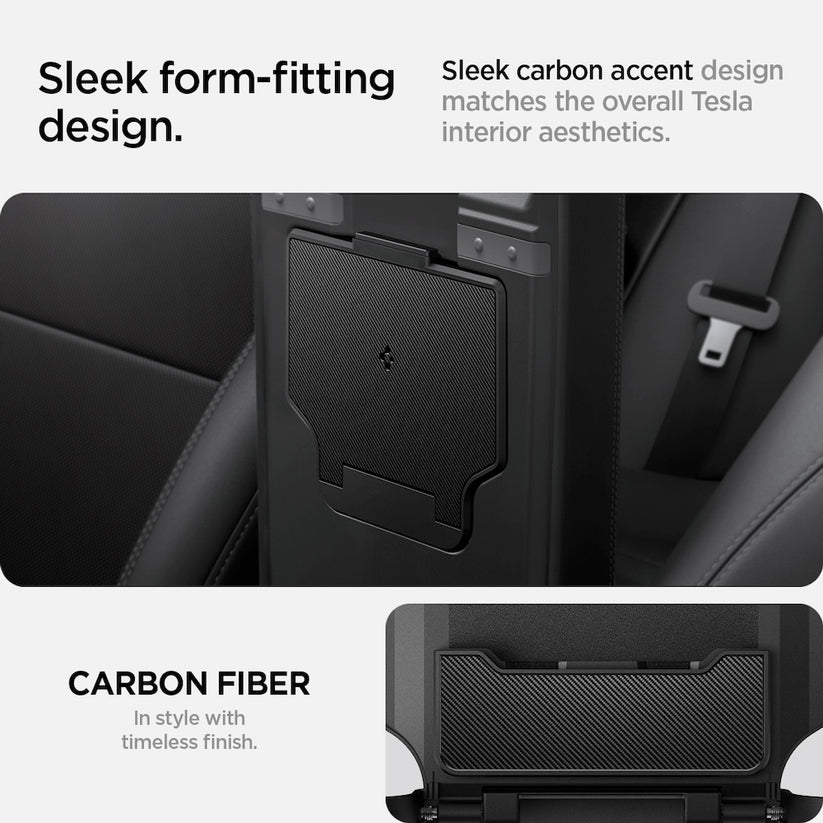 Velký skrytý úložný box Spigen Tesla Center Console Organizer Hidden Storage Box - černý - bonami.click