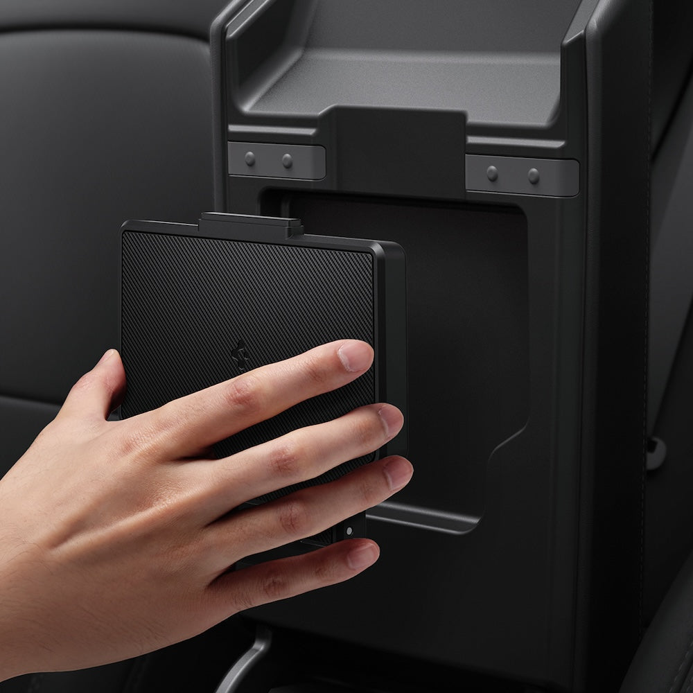 Velký skrytý úložný box Spigen Tesla Center Console Organizer Hidden Storage Box - černý - bonami.click