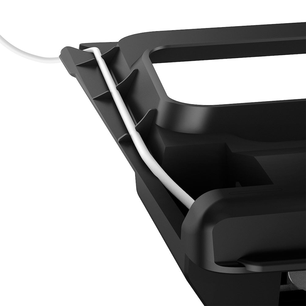 Nabíjecí stanice Spigen Tesla 3 in 1 Wireless Charging Hub Mount - černá - bonami.click