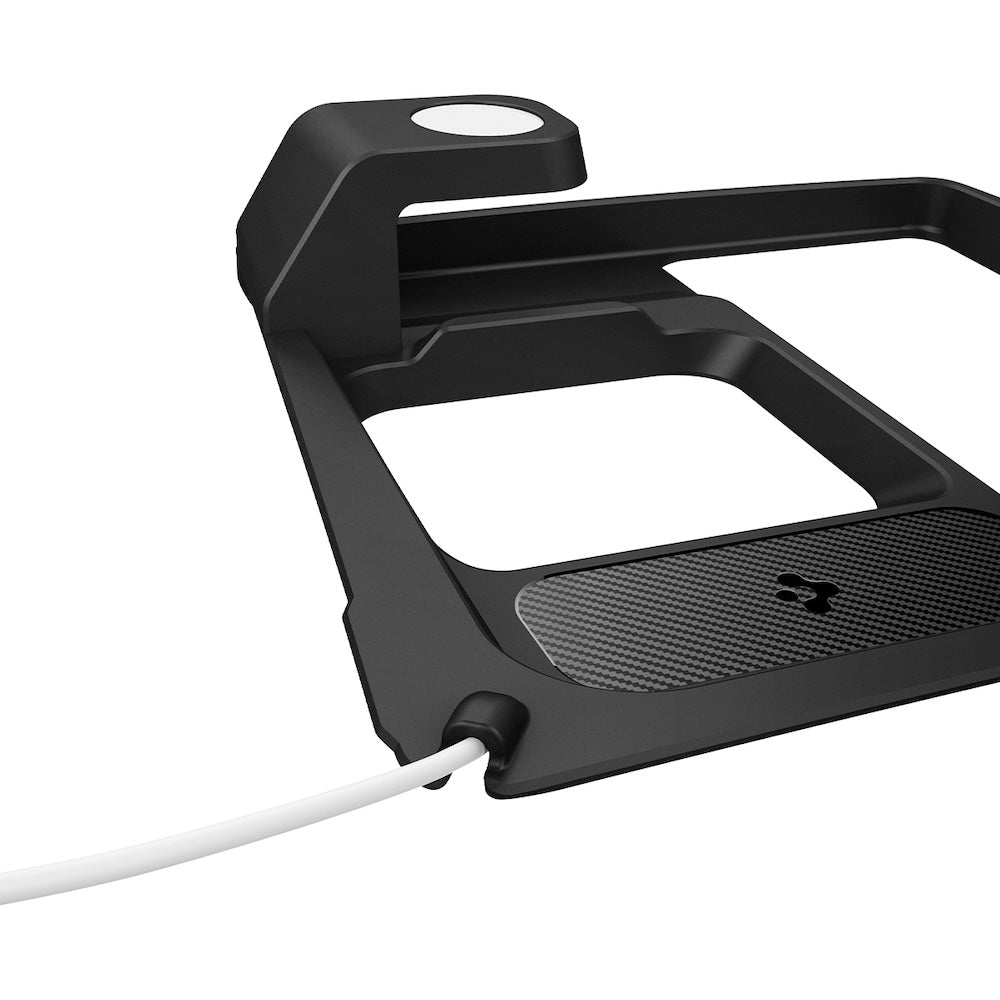Nabíjecí stanice Spigen Tesla 3 in 1 Wireless Charging Hub Mount - černá - bonami.click