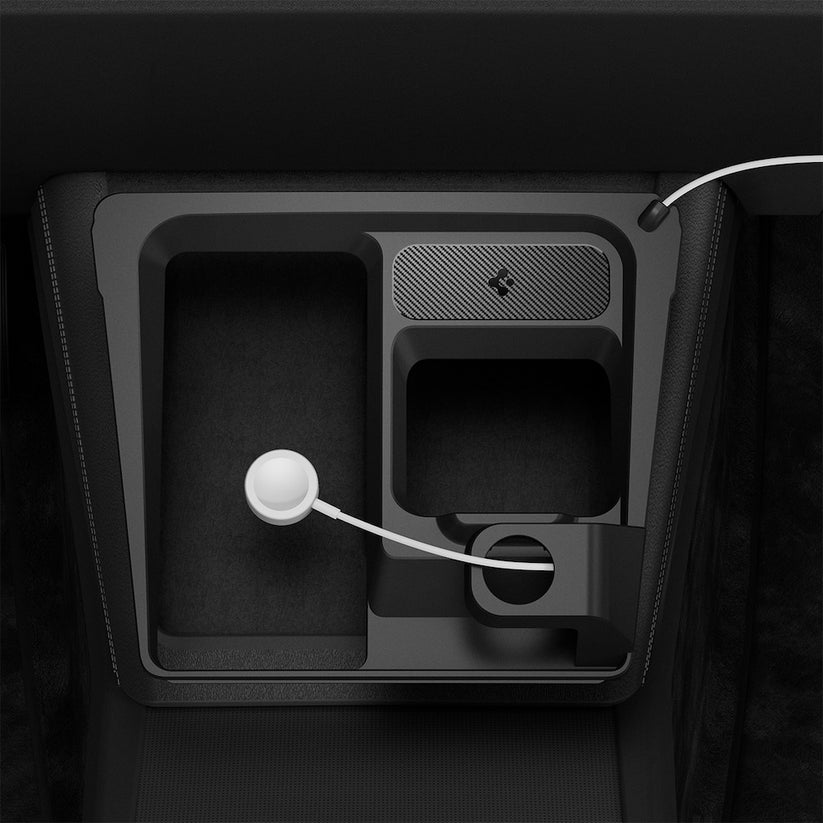 Nabíjecí stanice Spigen Tesla 3 in 1 Wireless Charging Hub Mount - černá - bonami.click
