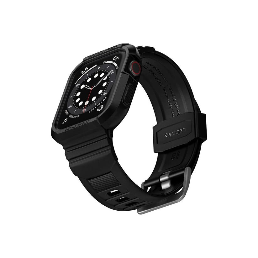 Řemínek pro Apple Watch 30/40/41 mm Spigen Rugged Armor Pro - černá - bonami.click