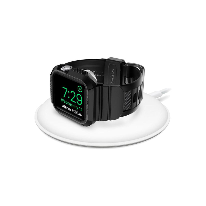 Řemínek pro Apple Watch 30/40/41 mm Spigen Rugged Armor Pro - černá - bonami.click
