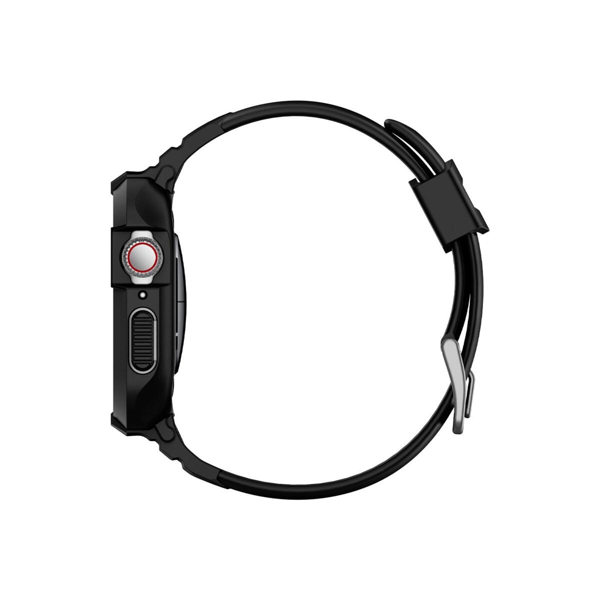 Řemínek pro Apple Watch 30/40/41 mm Spigen Rugged Armor Pro - černá - bonami.click