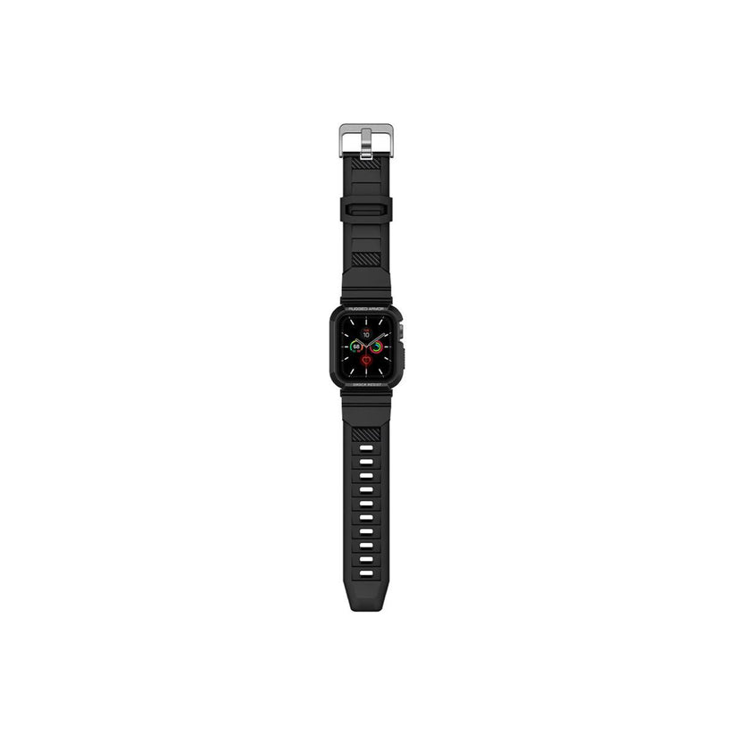 Řemínek pro Apple Watch 30/40/41 mm Spigen Rugged Armor Pro - černá - bonami.click