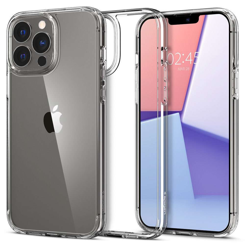 Kryt na iPhone 13 Pro Max Spigen Crystal Hybrid - průhledný - bonami.click