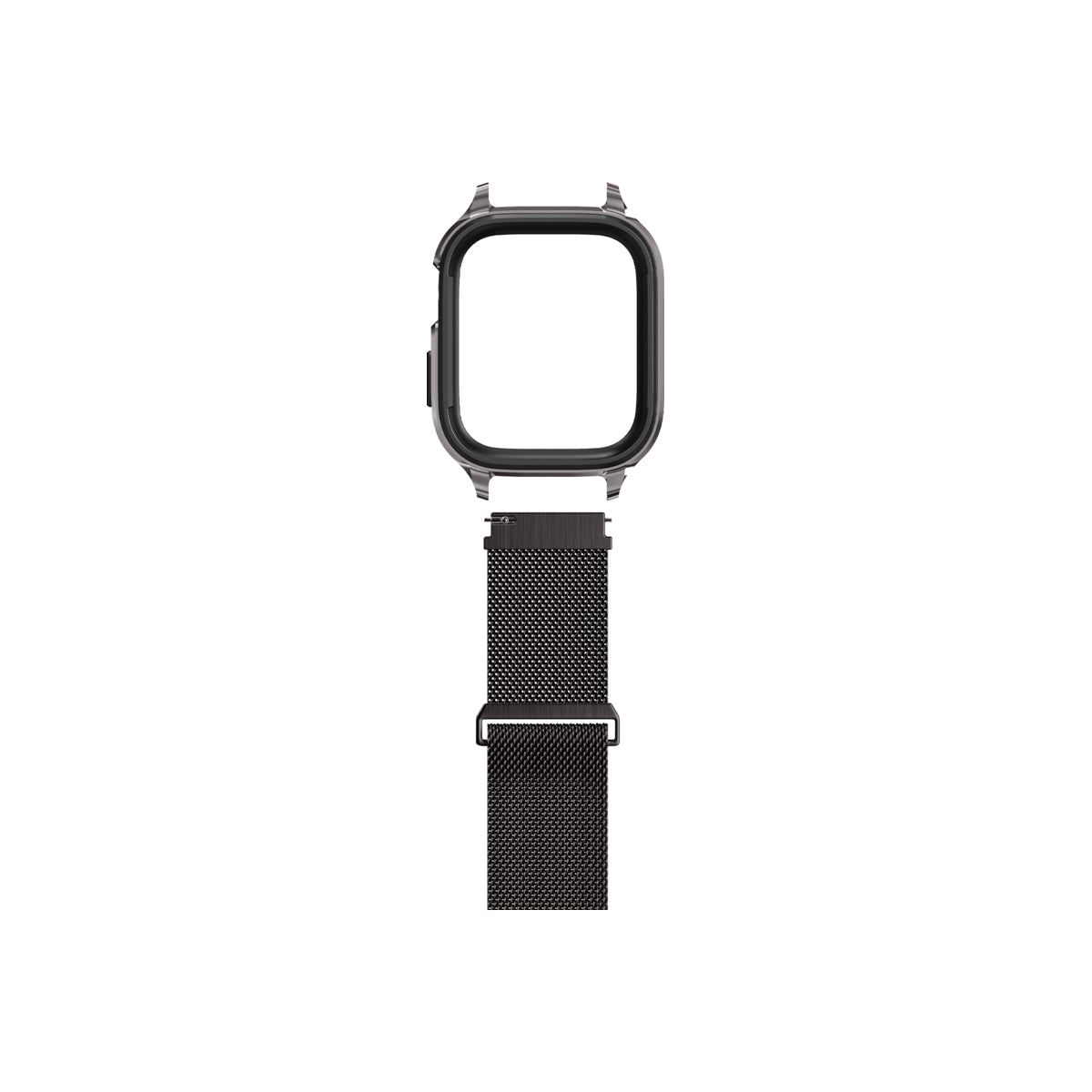 Řemínek pro Apple Watch 42/44/45/49 mm Spigen Metal Fit Pro - šedý - bonami.click