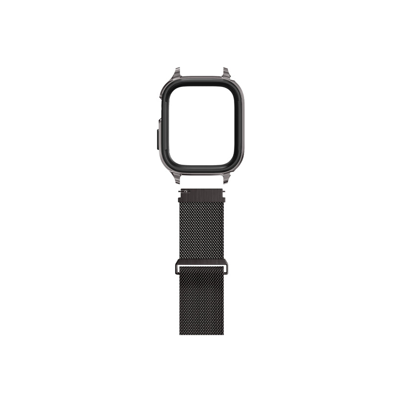 Řemínek pro Apple Watch 42/44/45/49 mm Spigen Metal Fit Pro - šedý - bonami.click